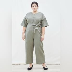 APIECE APART 6 pistachio green Champeta jumpsuit